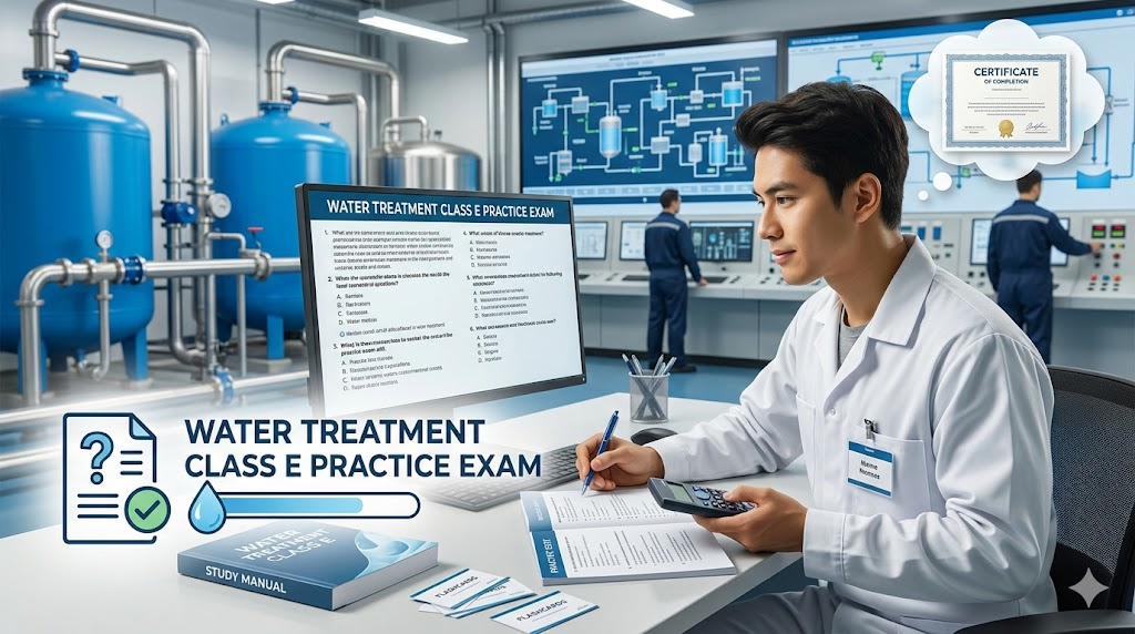 Water Treatment Class E Practice Test Banner