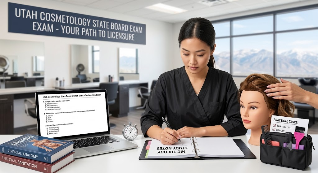Utah Cosmetology State Board Practice Exam Banner