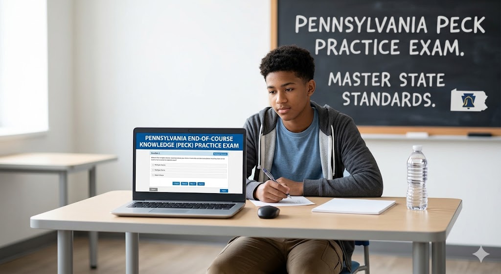 Pennsylvania End-of-Course Knowledge (PECK) Practice Test Banner