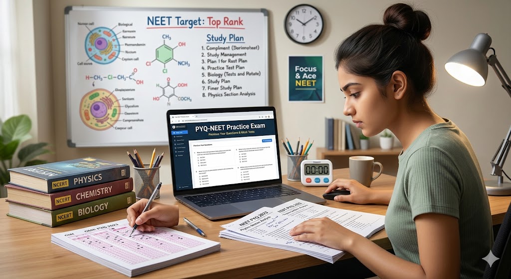 PYQ-NEET Practice Exam Banner