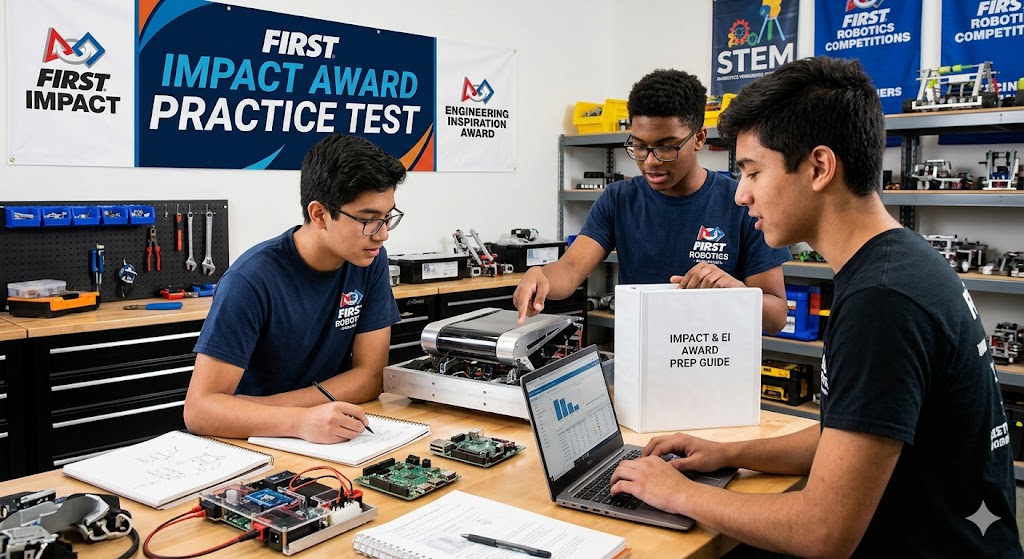 Engineering Inspiration (EI) Award / FIRST Impact Award Practice Test Banner