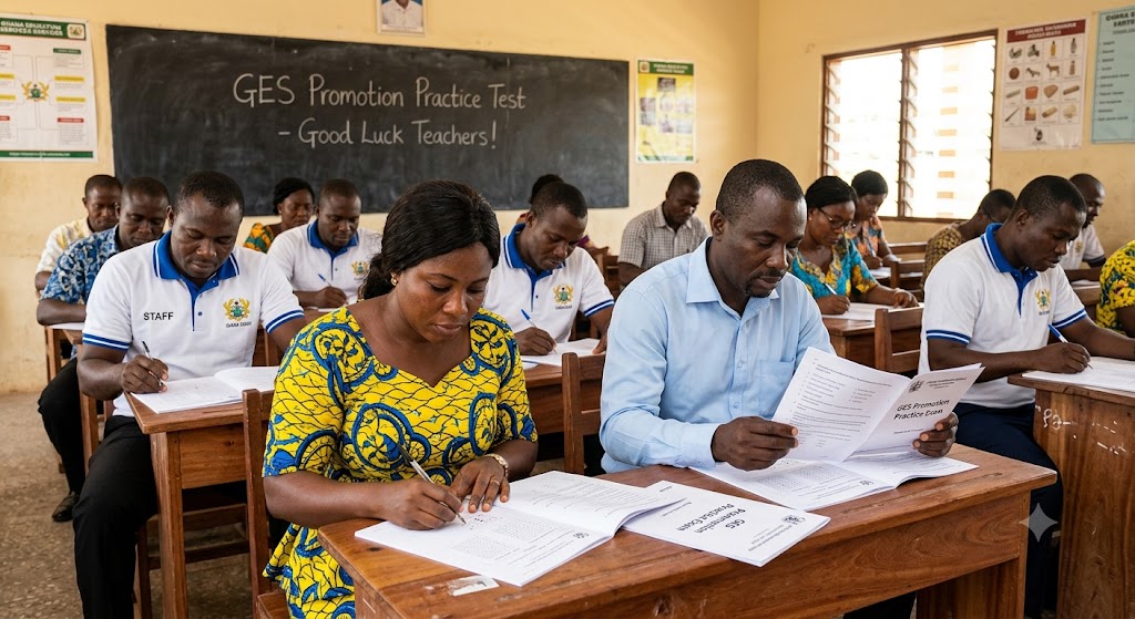 Ges Promotion Practice Test & Exam Prep | Ghana Banner