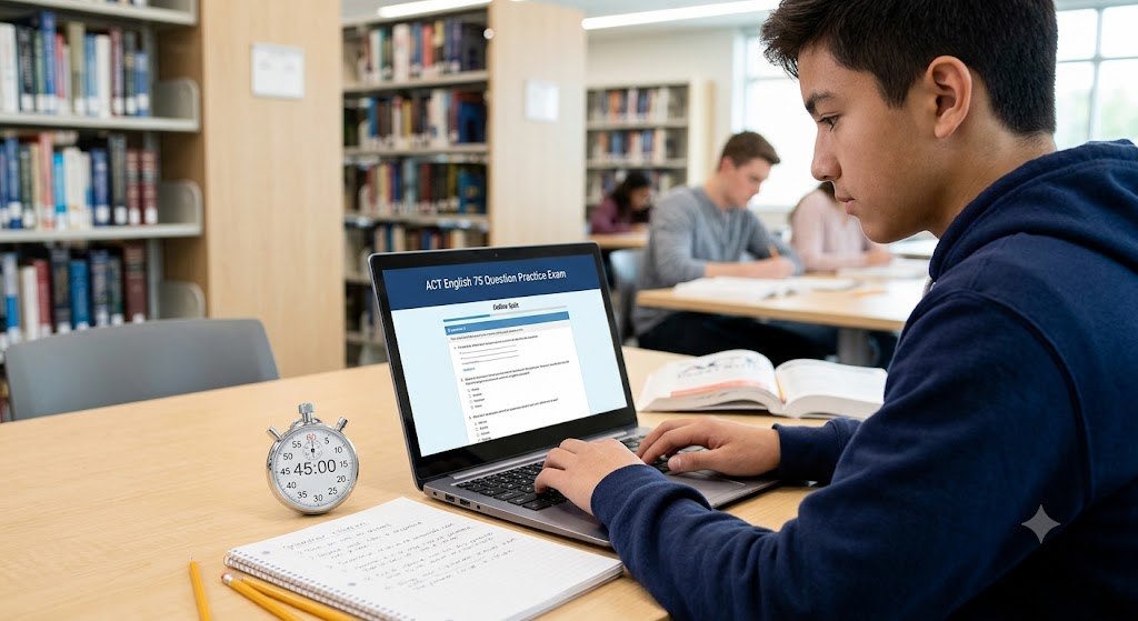 ACT Reading Practice Test Free PDF 2022 Review Question Answers Banner