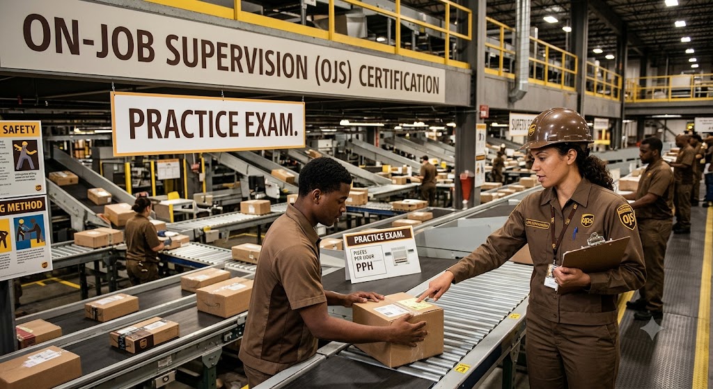 UPS On-Job-Supervision (OJS) Certification Practice Test Banner