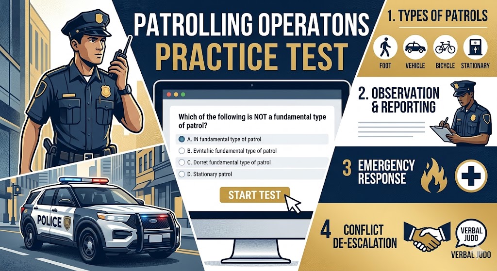 Patrolling Operations Practice Test Banner