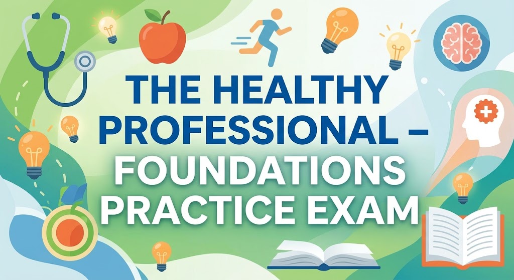 The Healthy Professional – Foundations Practice Test Banner