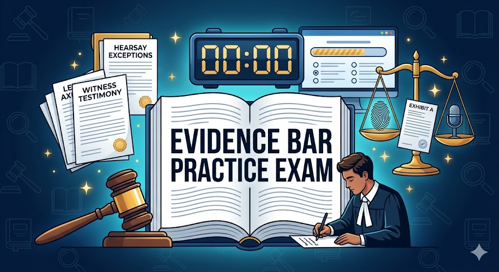 Evidence Bar Practice Exam Banner