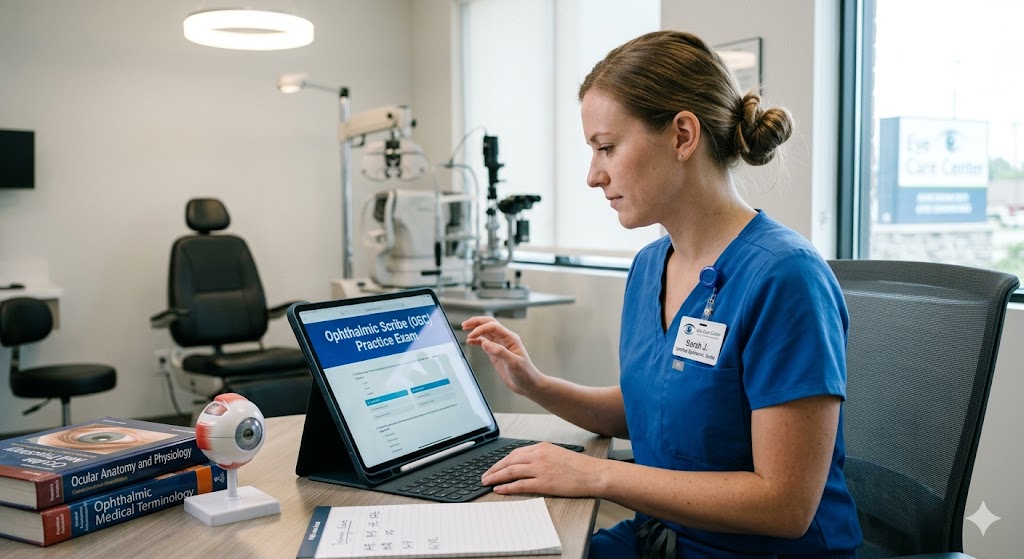 Ophthalmic Scribe Certification (OSC) Practice Test Banner
