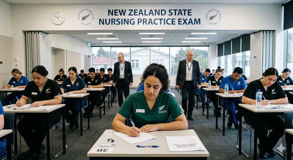 New Zealand State Nursing Practice Exam Banner