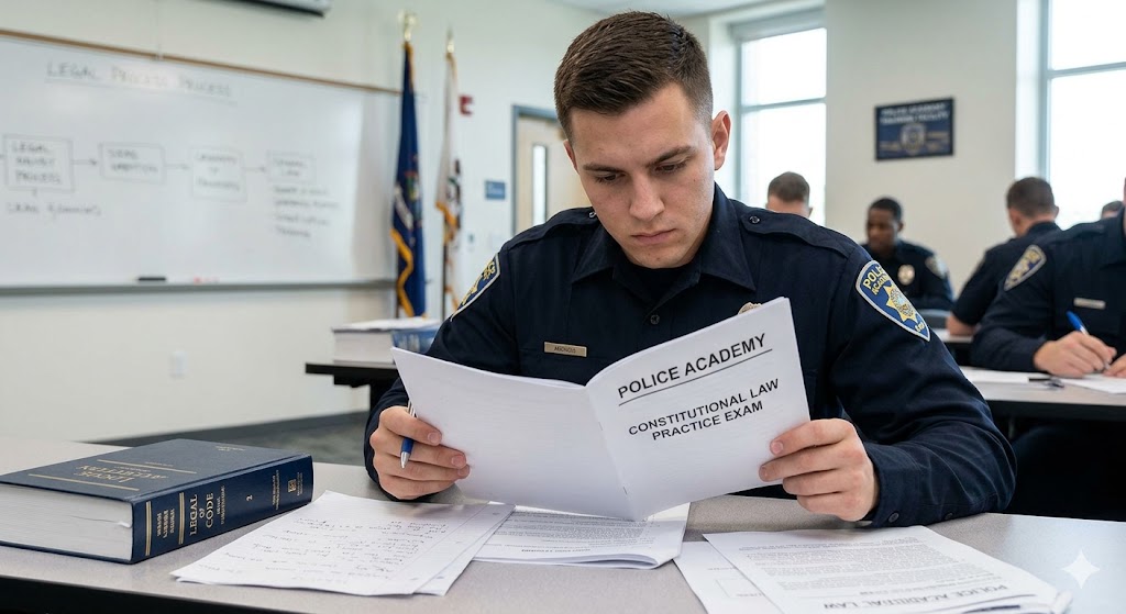 Police Academy – Constitutional Law Practice Test Banner