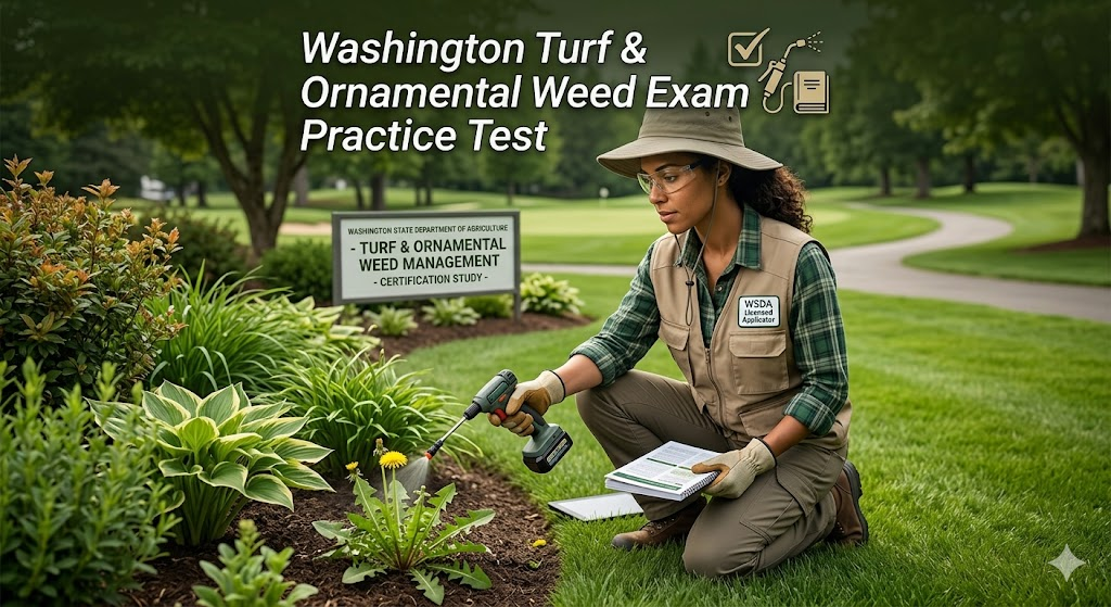 Washington Turf and Ornamental Weed Management Practice Test Banner