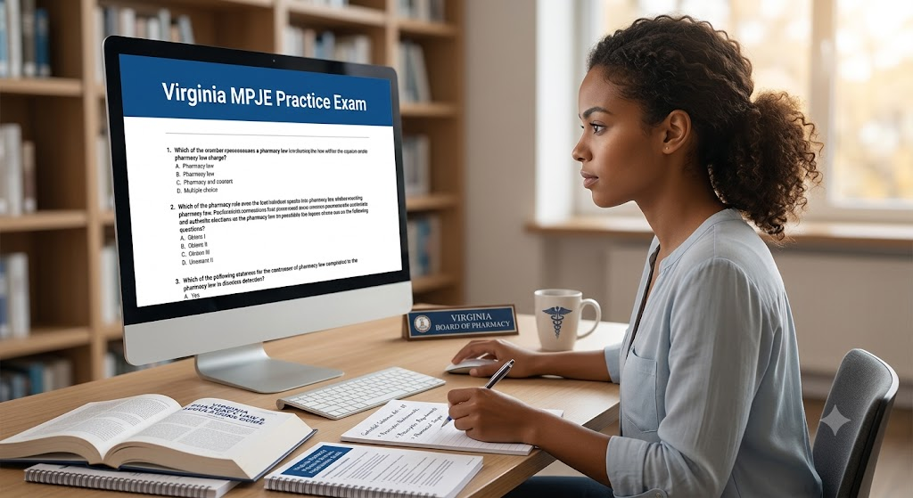 Virginia Multistate Pharmacy Jurisprudence Examination (MPJE) Practice Exam Banner