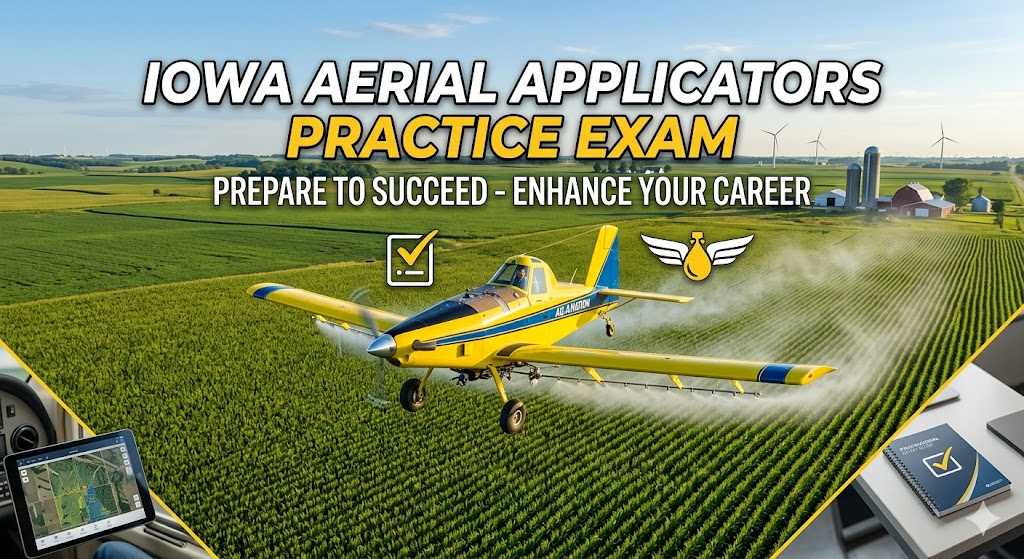 Iowa Aerial Applicators Practice Test Banner