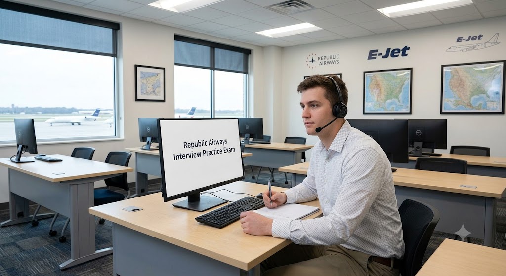Republic Airways Interview Practice Test Banner