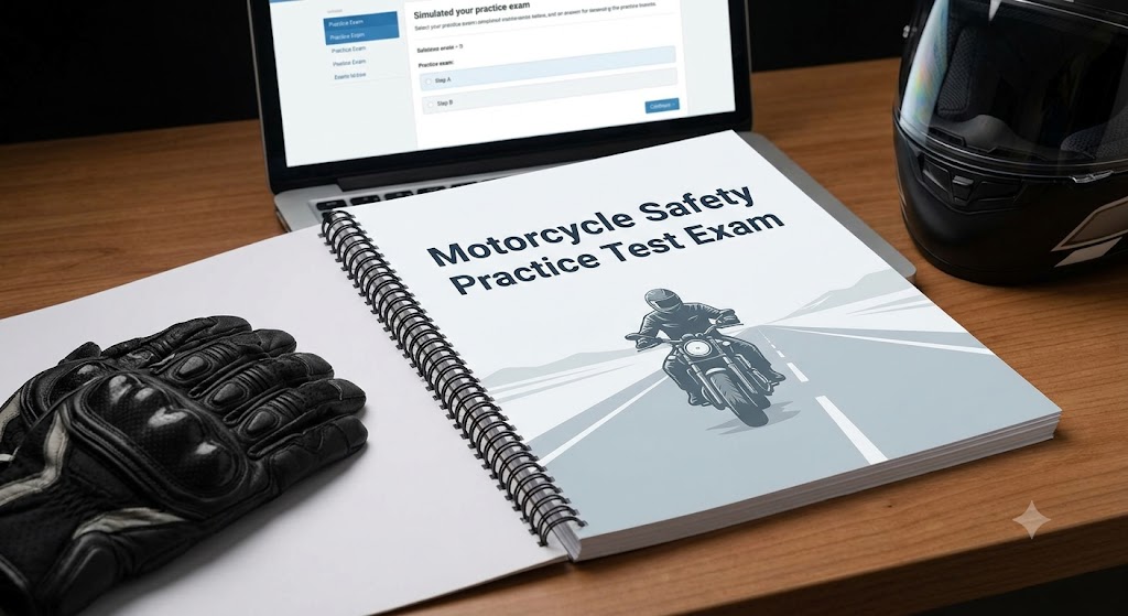 Motorcycle Safety Practice Test Banner