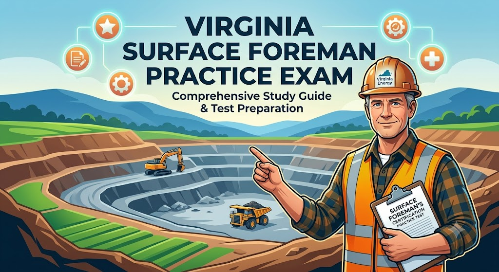 Virginia Surface Foreman's Certification Practice Test Banner