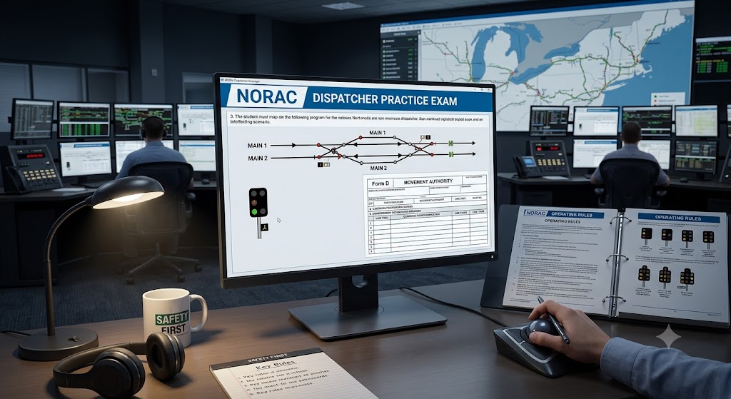 NORAC Dispatcher Practice Exam Banner