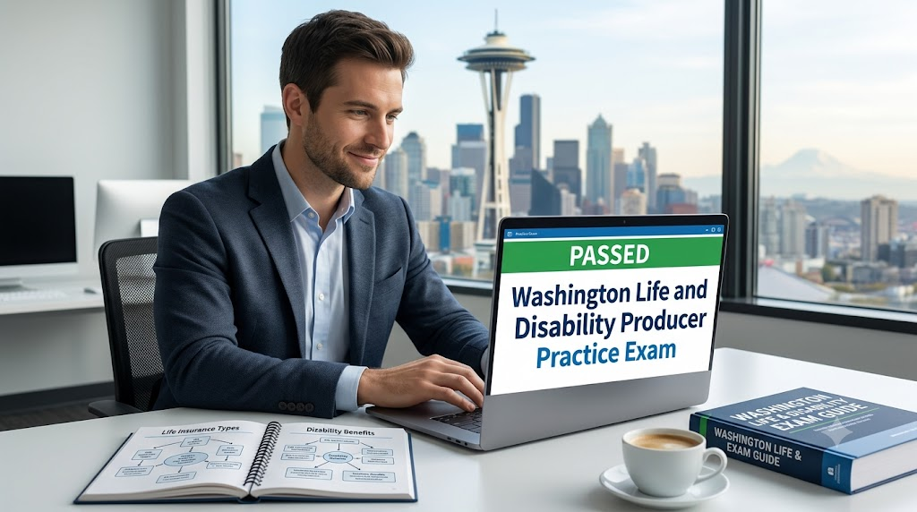 Washington Life and Disability Producer Practice Exam Banner