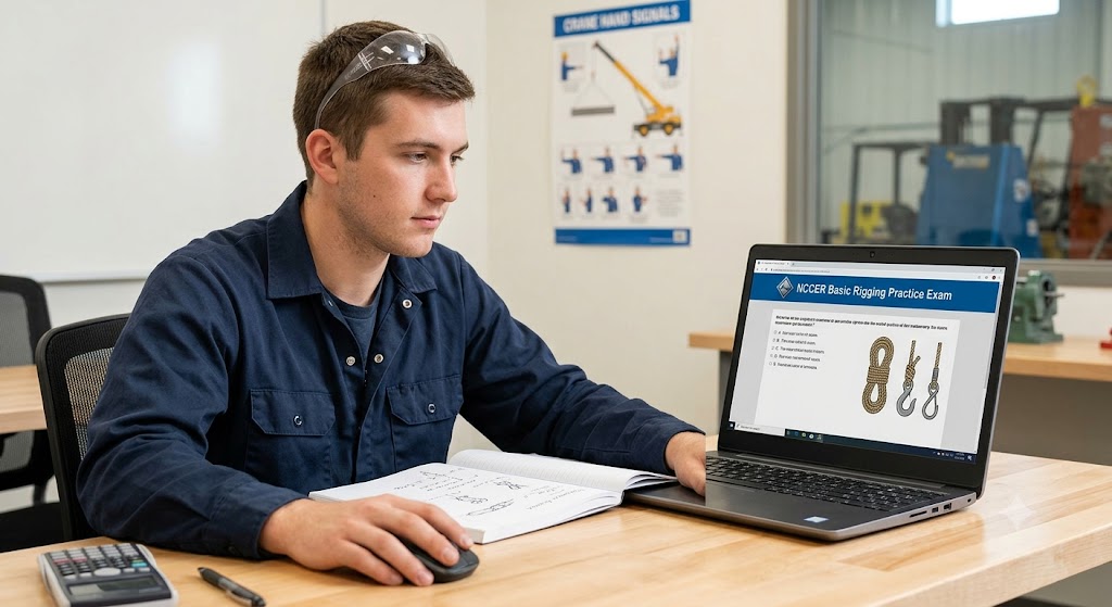 NCCER Introduction to Basic Rigging Practice Test Banner