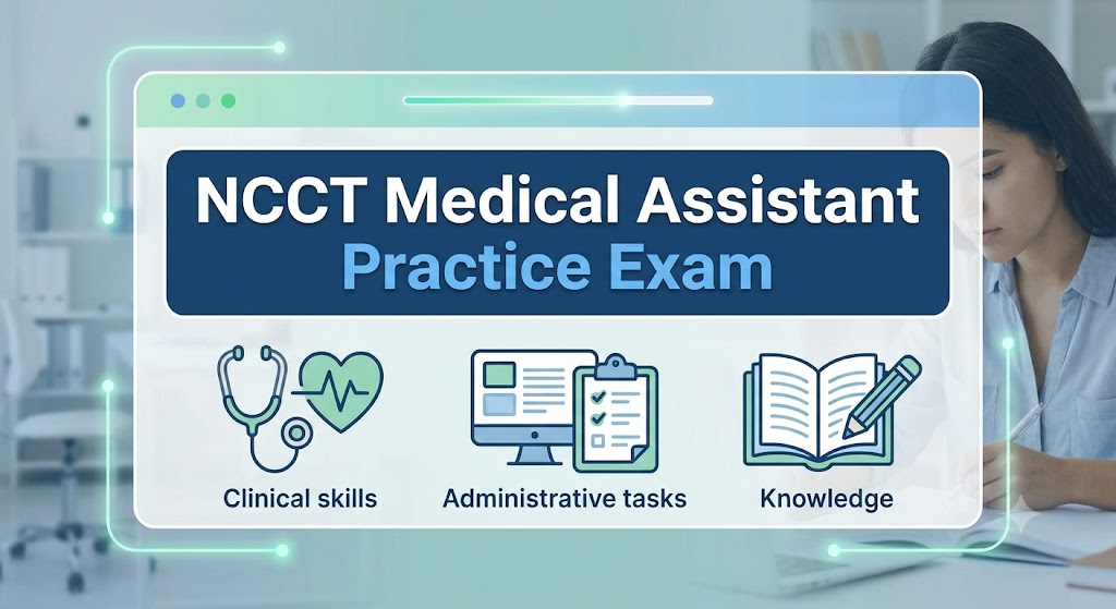 National Center for Competency Testing (NCCT) Medical Assistant Practice Test Banner