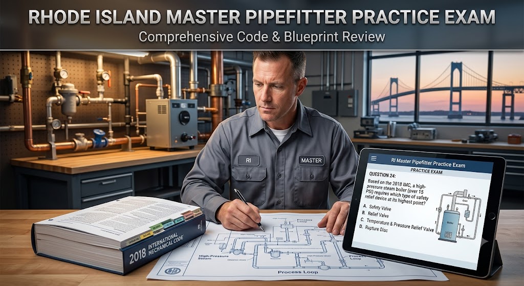 Rhode Island Master Pipefitter Practice Exam Banner