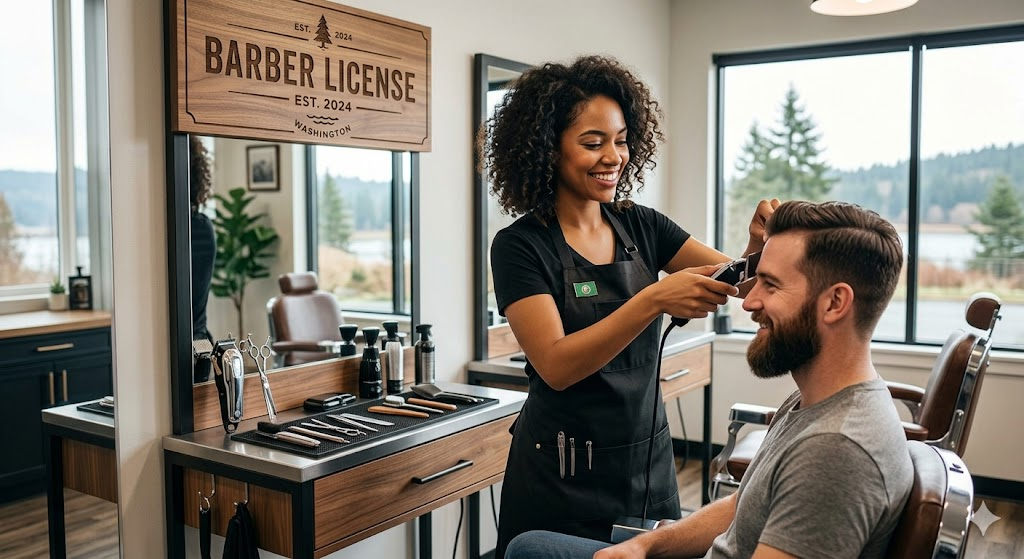 Washington Barber License Practice Exam Banner