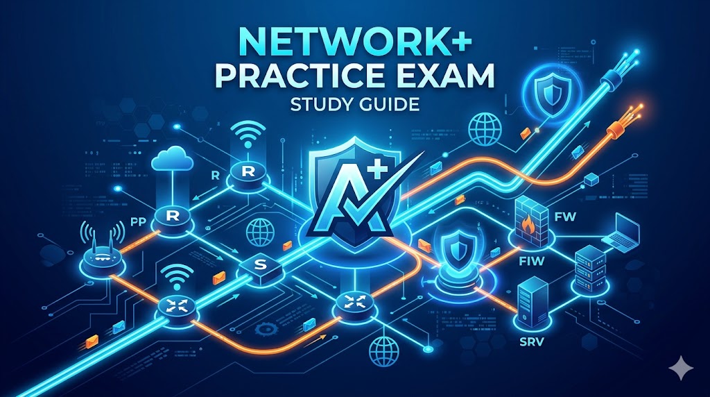 Network Plus Certification Practice Exam Banner