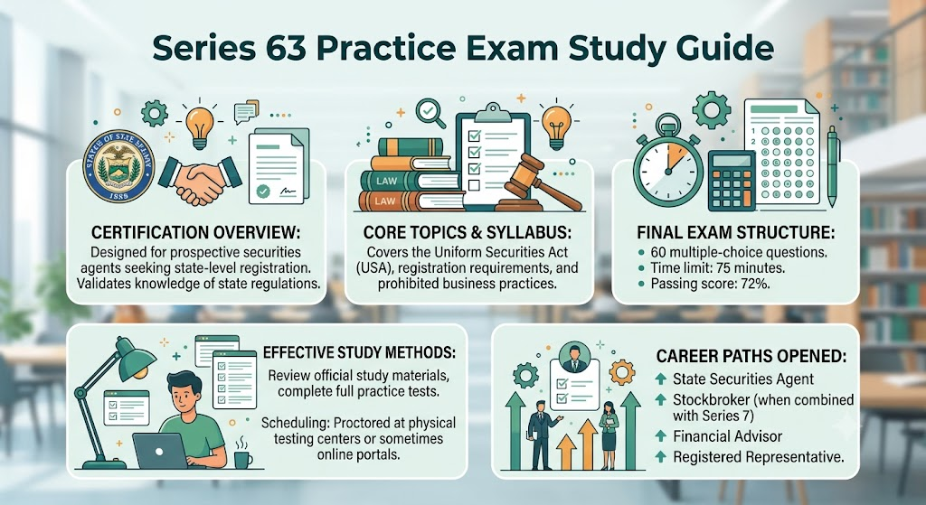 Uniform Securities Agent State Law (Series 63) Practice Exam Banner
