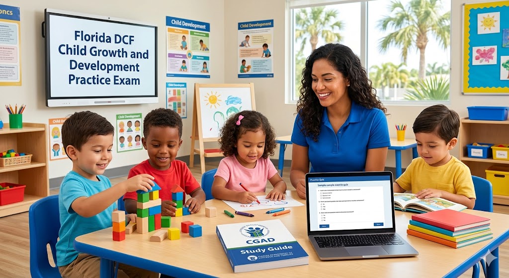 Florida Department of Children and Families (DCF) Child Growth and Development (CGAD) Practice Exam Banner