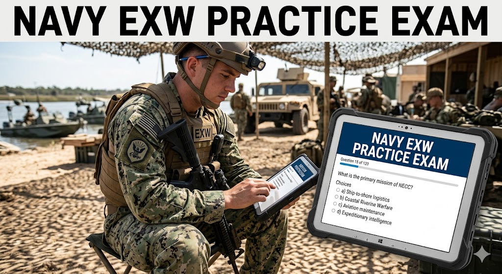 Enlisted Expeditionary Warfare Specialist (EXW) Practice Test Banner