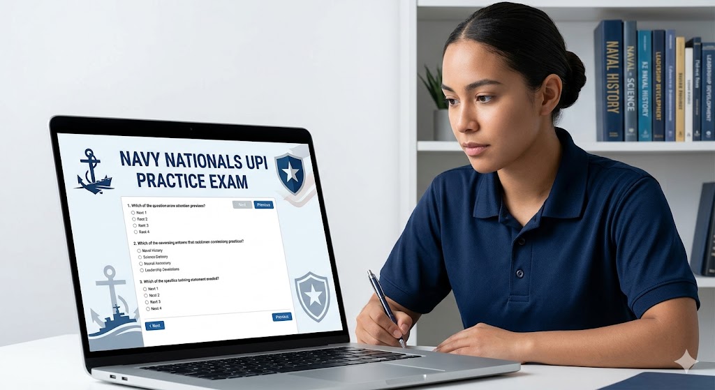 Navy Nationals UPI Practice Exam Banner