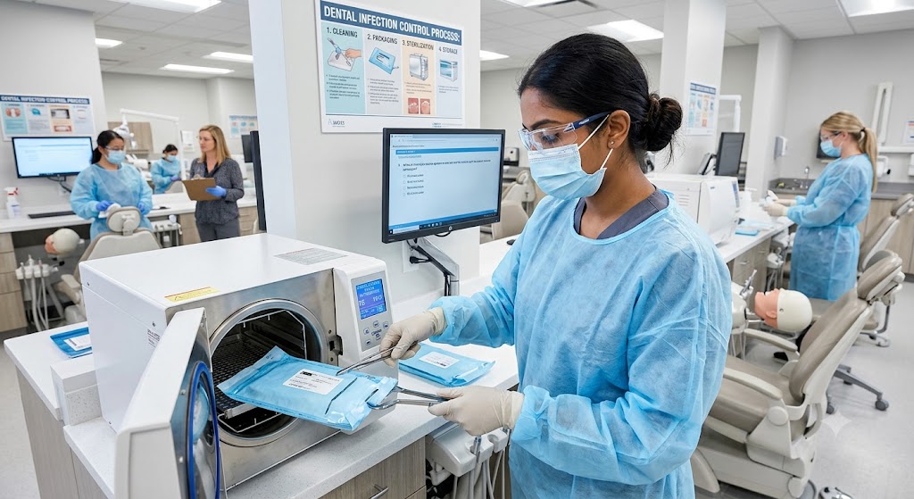 Preclinical DH Infection Control Training Practice Test Banner