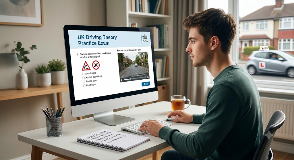 UK Driving Theory Practice Exam Banner