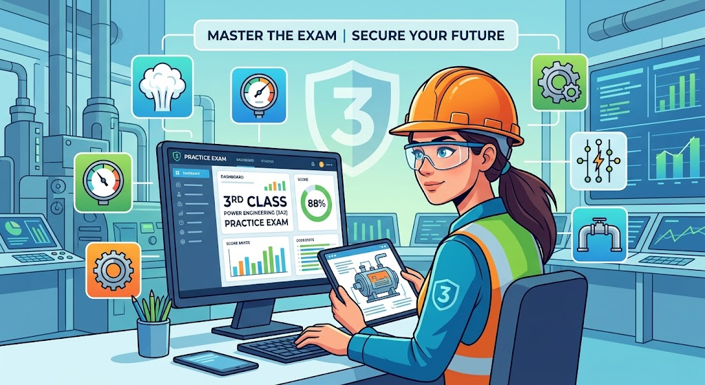3rd Class Power Engineering (3A2) Practice Exam Banner