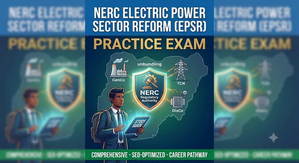 NERC Electric Power Sector Reform (EPSR) Practice Exam Banner