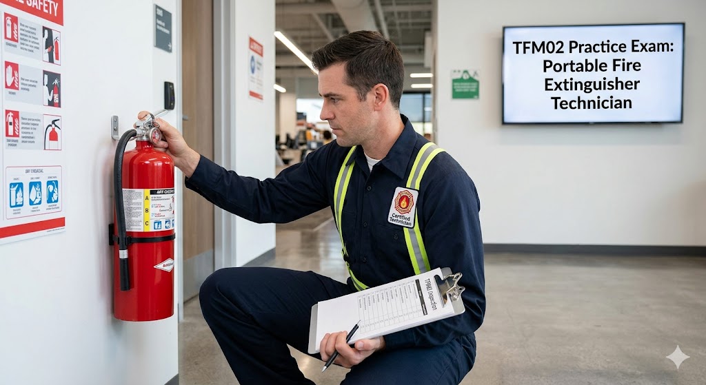 Extinguisher Technician – Portable Fire Extinguishers (TFM02) Practice Test Banner