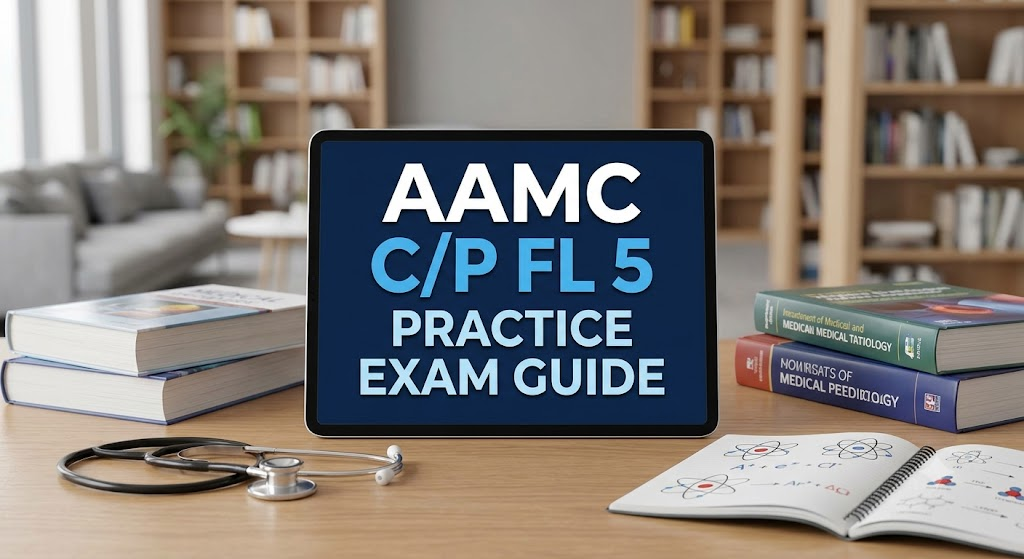 AAMC Chemical and Physical Foundations of Biological Systems (C/P) Full-Length (FL) 5 Practice Test Banner