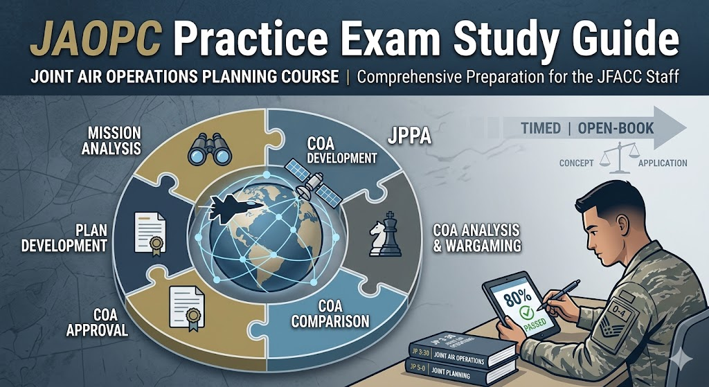 Joint Air Operations Planning Course (JAOPC) Practice Exam Banner
