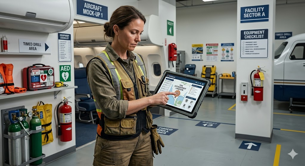 Endeavor Emergency Equipment Location Practice Exam Banner