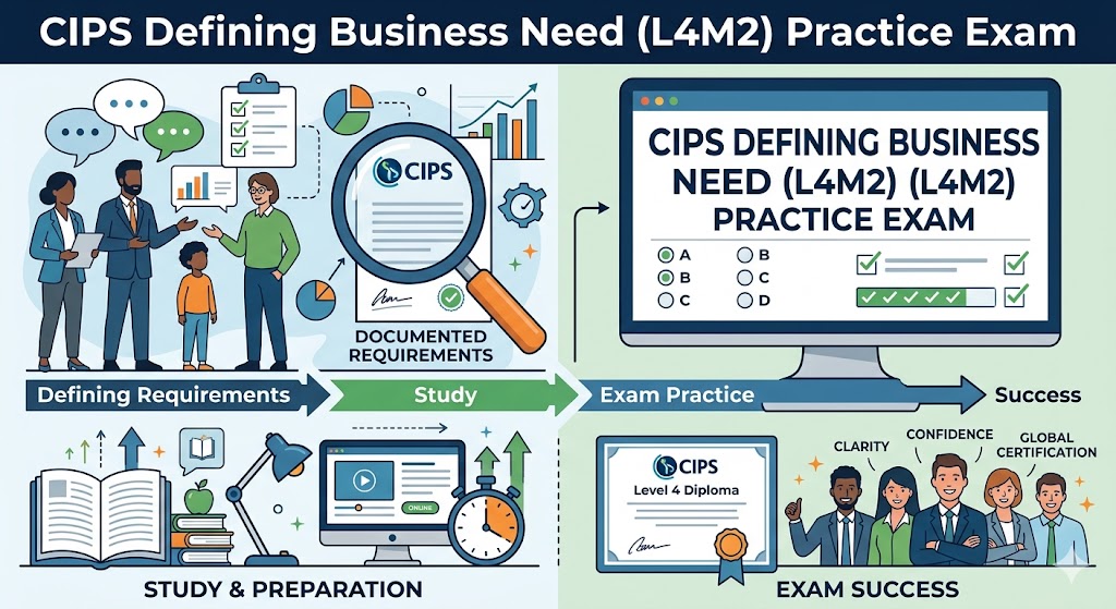 CIPS Introducing Procurement and Supply (L2M1) Practice Test Banner