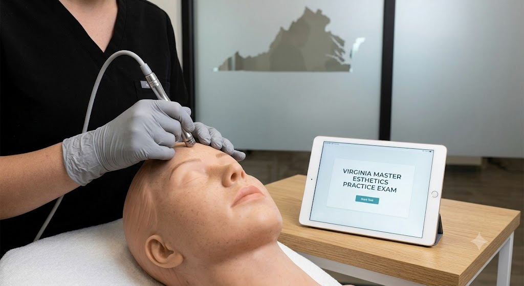Virginia Master Esthetics Practice Exam Banner