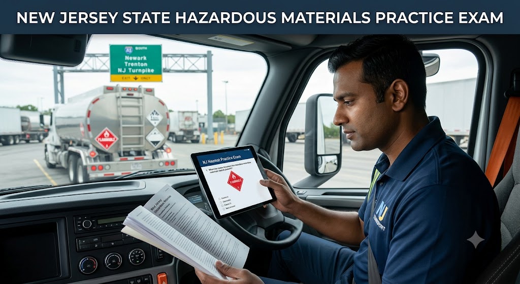 New Jersey State Hazardous Materials Practice Exam Banner