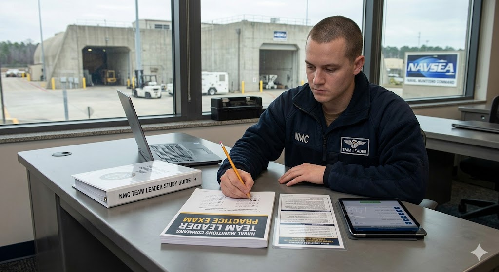 Naval Munitions Command Team Leader Practice Exam Banner