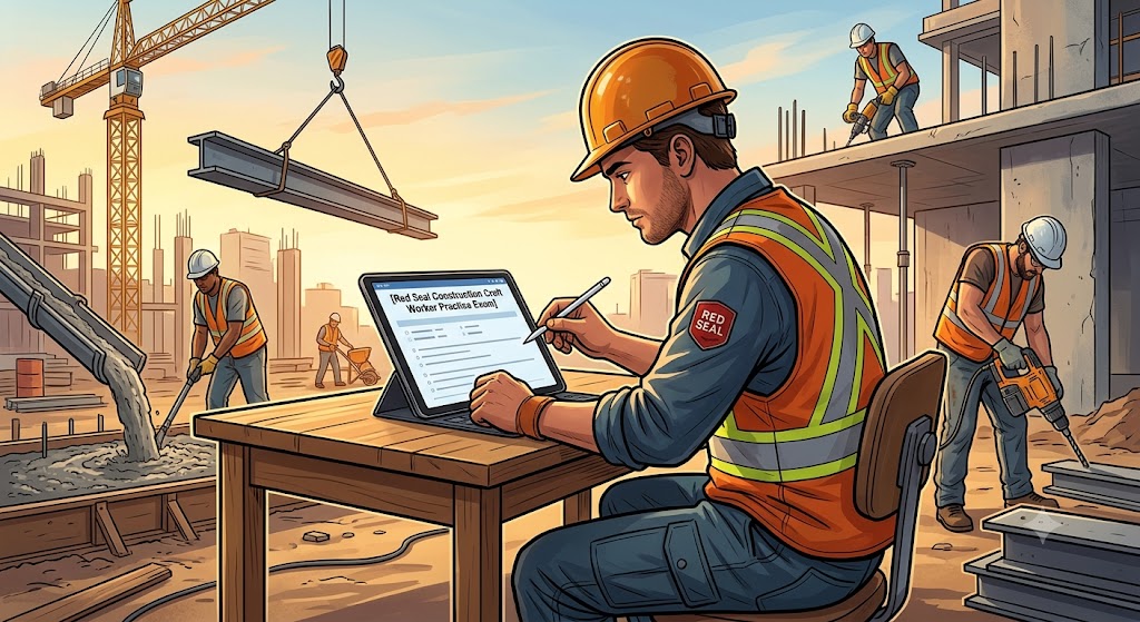 Red Seal Construction Craft Worker Practice Exam Banner