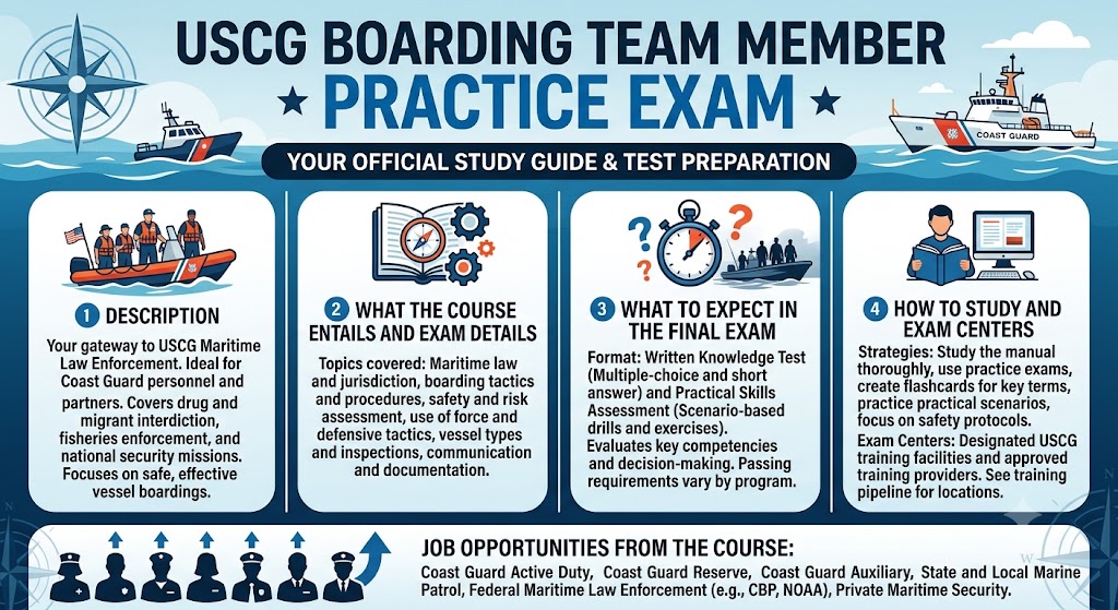 USCG Boarding Team Member Practice Exam Banner