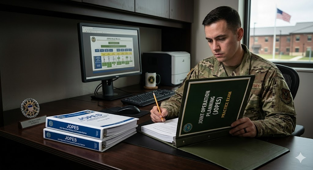 Joint Military / Joint Operation Planning and Execution System (JOPES) Practice Exam Banner