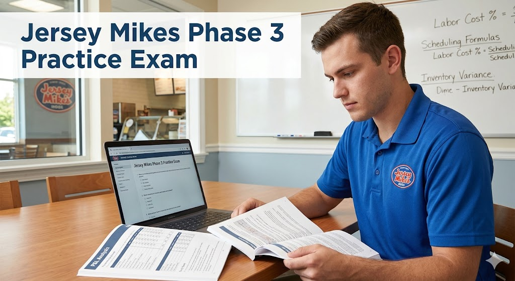 Jersey Mikes Phase 3 Practice Exam Banner