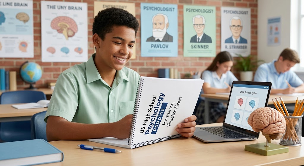 US High School Psychology Practice Exam Banner