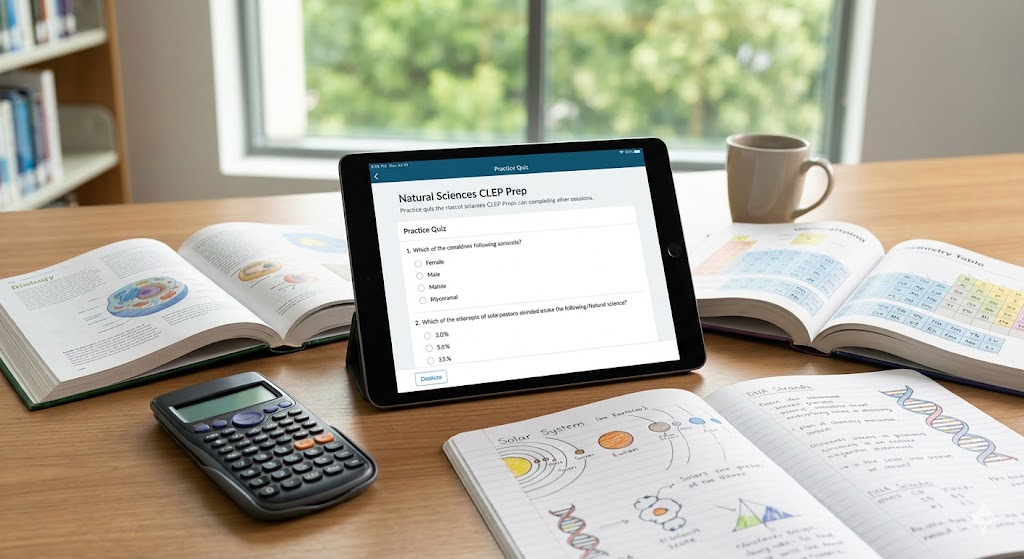 Natural Sciences CLEP Practice Exam Prep Banner