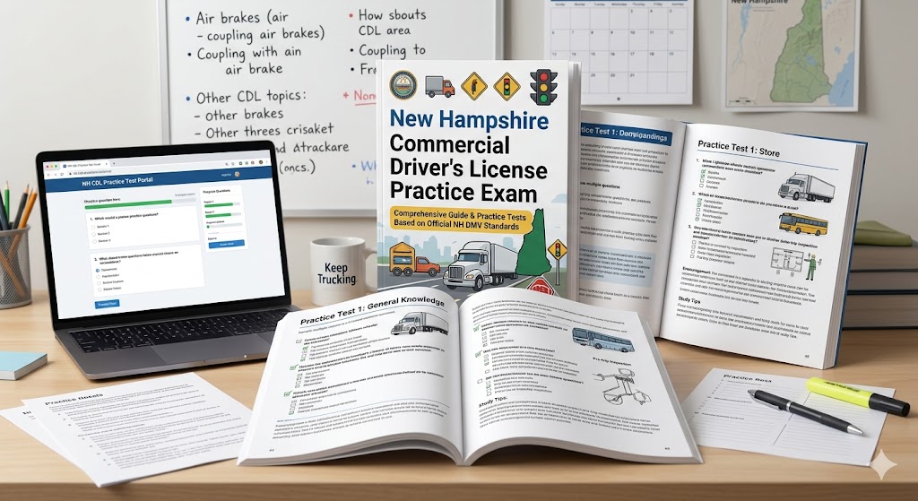 New Hampshire Commercial Driver's License Practice Exam Banner